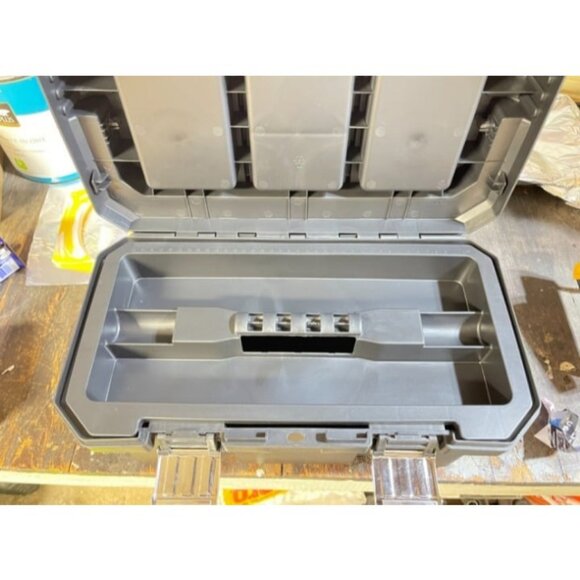 17-Inch Tool box with Removable Tray with Stainless Steel Dual Lock Security - Picture 4 of 4